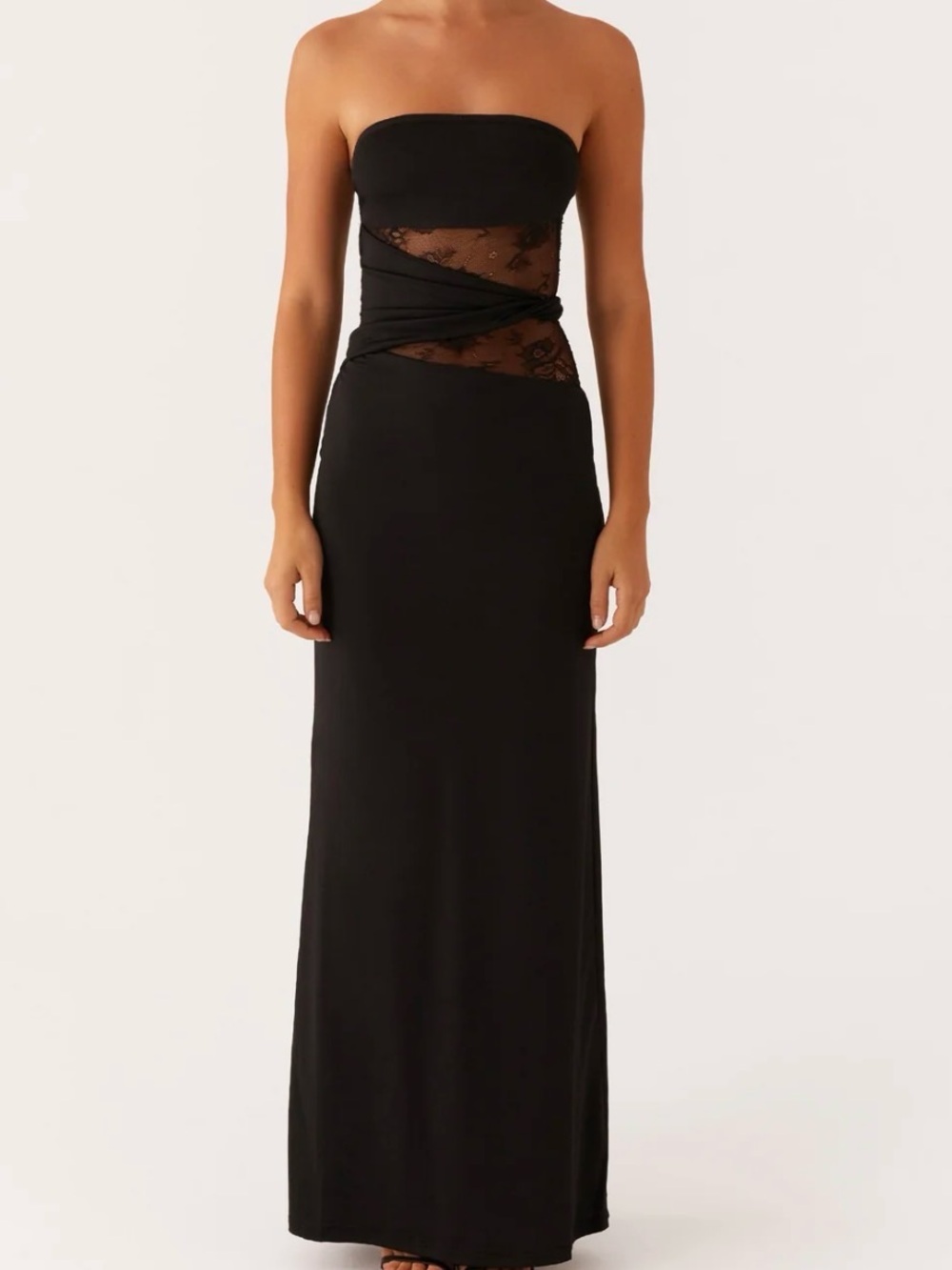 Peppermayo Karma Strapless maxi dress